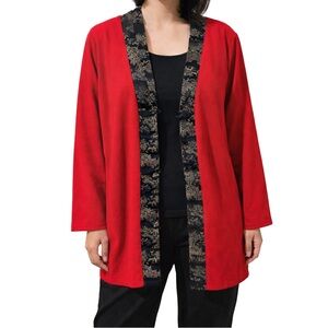 Susan‎ Graver Open Front Jacket – Size Medium